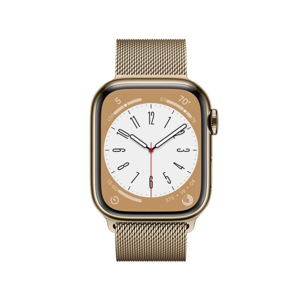 Apple Watch Series 8 45mm Gold Stainless Steel  (GPS + Cellular)